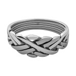 925 Ayar Gümüş 6 Parça Anatolian Bulmaca Bilmece Yüzük